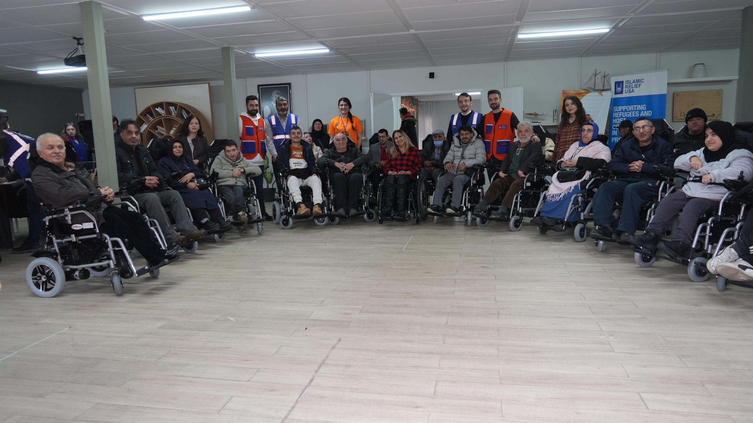 TOFD ortak çalışma tekerlekli sandalye dağıtımı